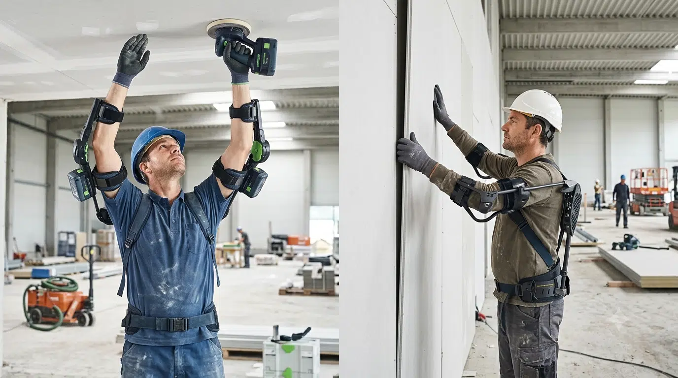 Comparaison entre un exosquelette actif motorisé et un exosquelette passif utilisés en entreprise